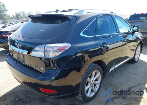 2010 Lexus Rx 350 z USA, uszkodzony, nr VIN 2T2BK1BA0AC016071